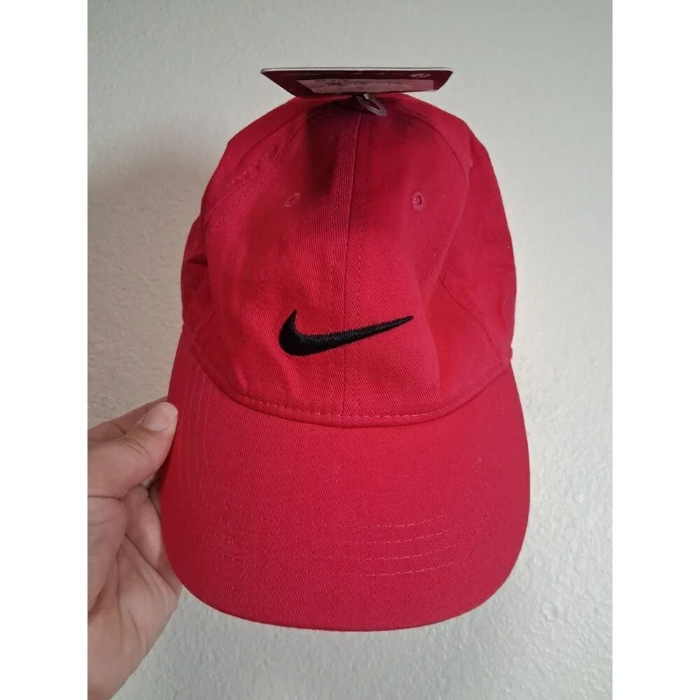 NWT Nike Baseball Hat Logo Childs Size Pink